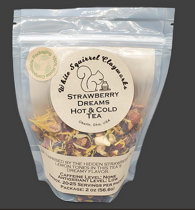 Strawberry Dreams Herbal Tea - Loose leaf - 2 oz package