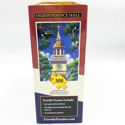 💙 Dowdle Independence Hall Philadelphia PA 500 Piece Puzzle Patriotic