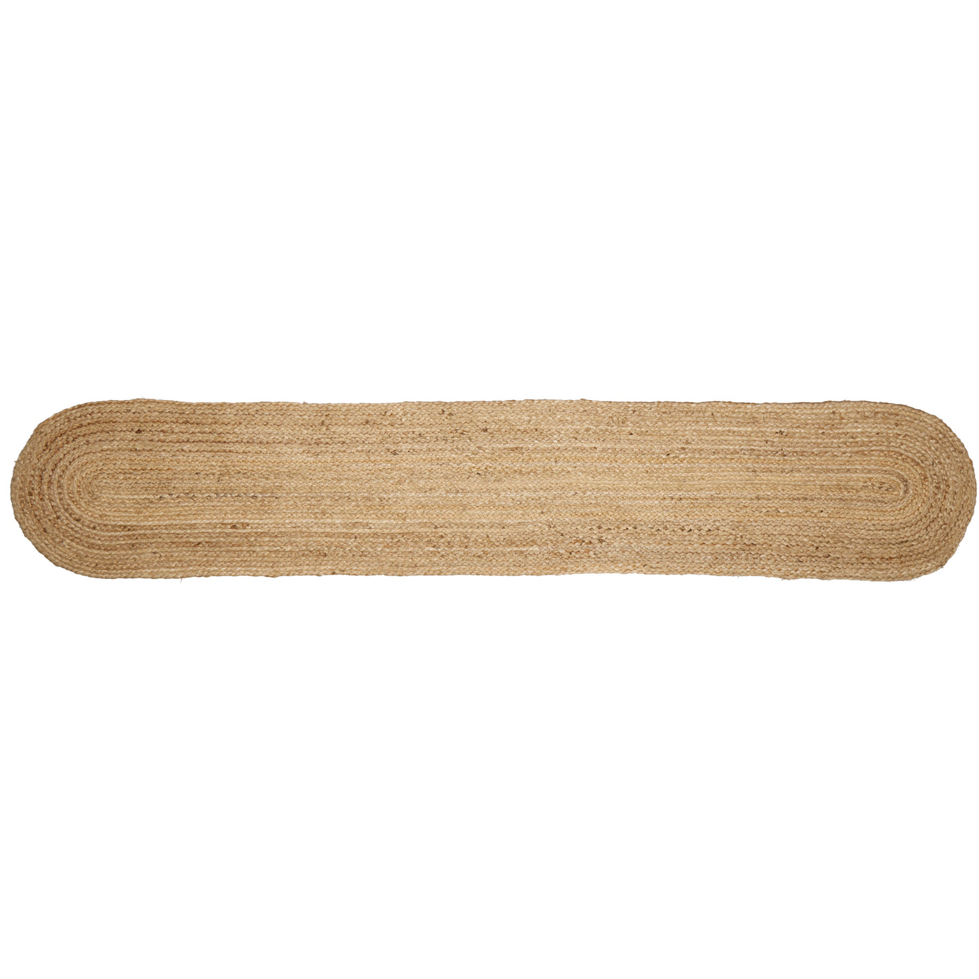 Natural Jute Rounded Table Runner 13" x 72"