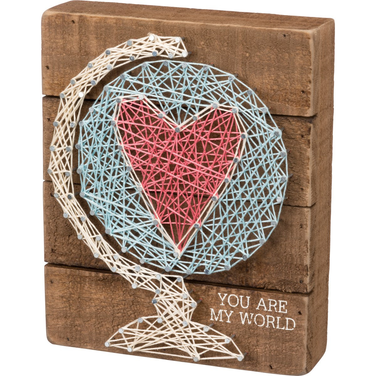 Surprise Me Sale 🤭 💙 You Are My World Globe Heart String Art