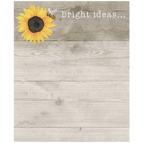 Bright Ideas Sunflower & Bee Mini Notepad