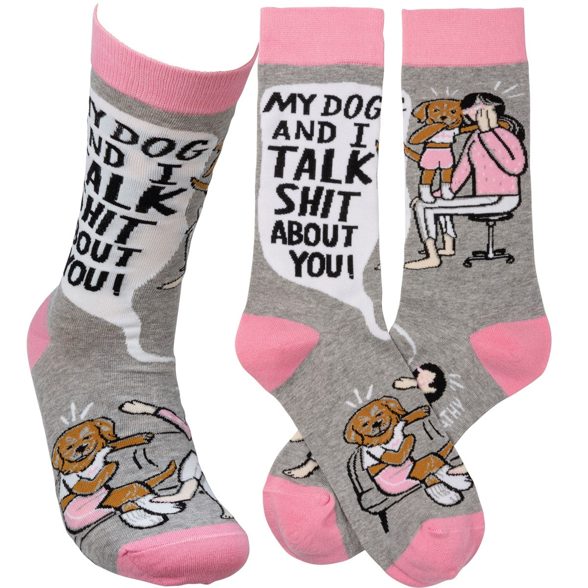 💙 My Dog And I Talk About You Fun Socks