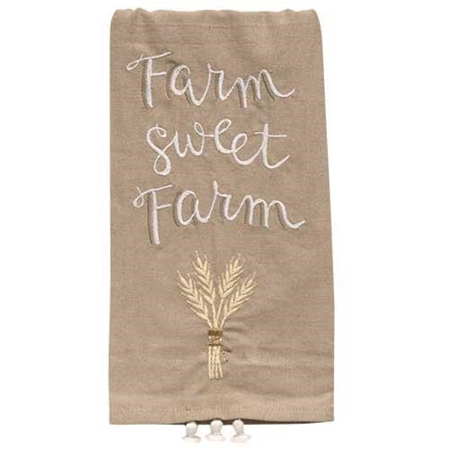 Surprise Me Sale 🤭 Farm Sweet Farm Wheat Dish Towel