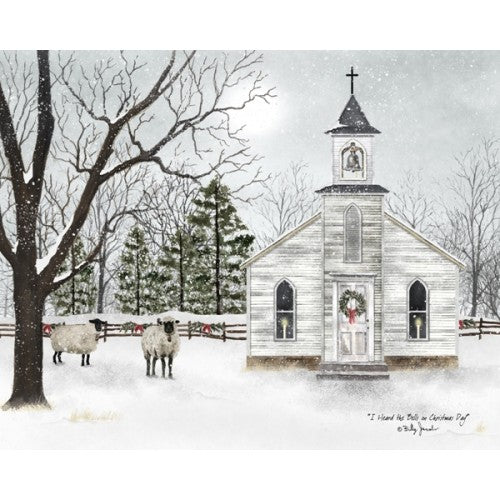 💙 Billy Jacobs Heard The Bells On Christmas Canvas 8" x 10" Canvas Print