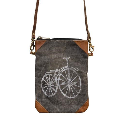 Vintage Paris Streeter Bicycle Crossbody Bag