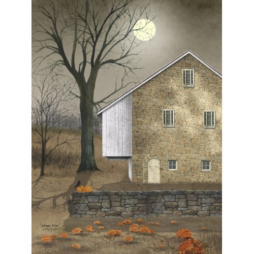 Billy Jacobs Autumn Moon 12" x 16" Canvas Print