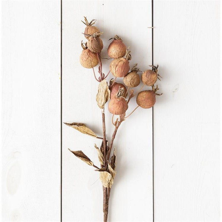 Fall Pods Faux Botanicals Branch