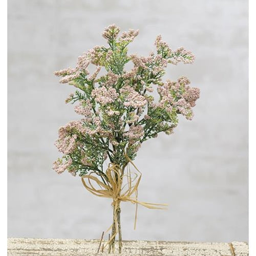Soft Pink Baby's Breath 12" Faux Floral Spray