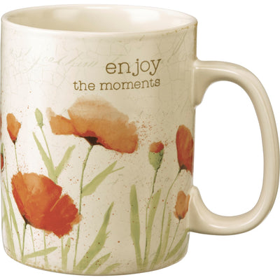 Make Today Amazing Enjoy the Moments Poppy Mug