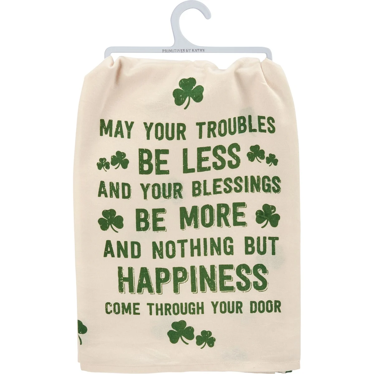 💙 Nothing But Happiness St Patrick's Day Kitchen Towel