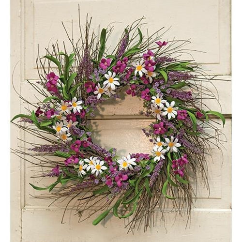 Spring Flower & Phlox 24" Wreath