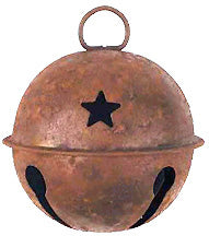 💙 Rusty 3" Jingle Bell with Star Cutouts