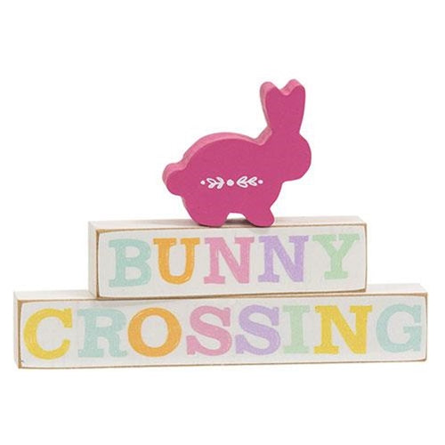 Bunny Crossing Easter Mini Block Stackers
