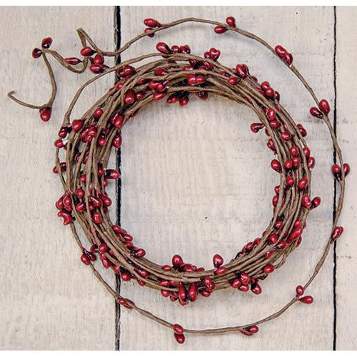 💙 Red Pip Berries String Garland 18 ft
