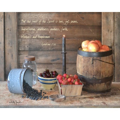 Billy Jacobs Fruit Of The Spirit 8" x 10" Scripture Canvas Print