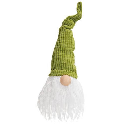 Set of 3 Waffle Knit Capped Gnomes