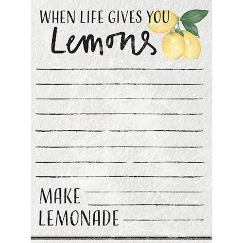 When Life Gives You Lemons Mini Notepad