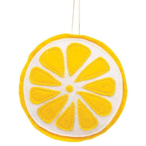 💙 Lemon Slice Felt Ornament