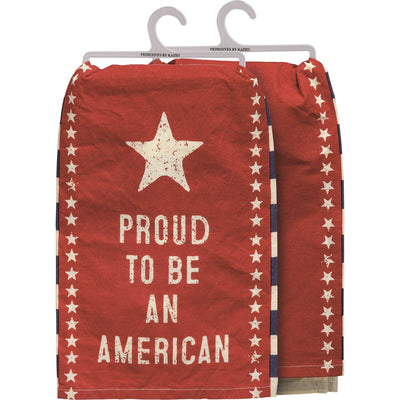 Proud to be an American Dish Towel