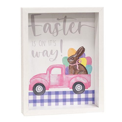 Easter is On It's Way Inset Box Sign – Blueberry Lane Shop