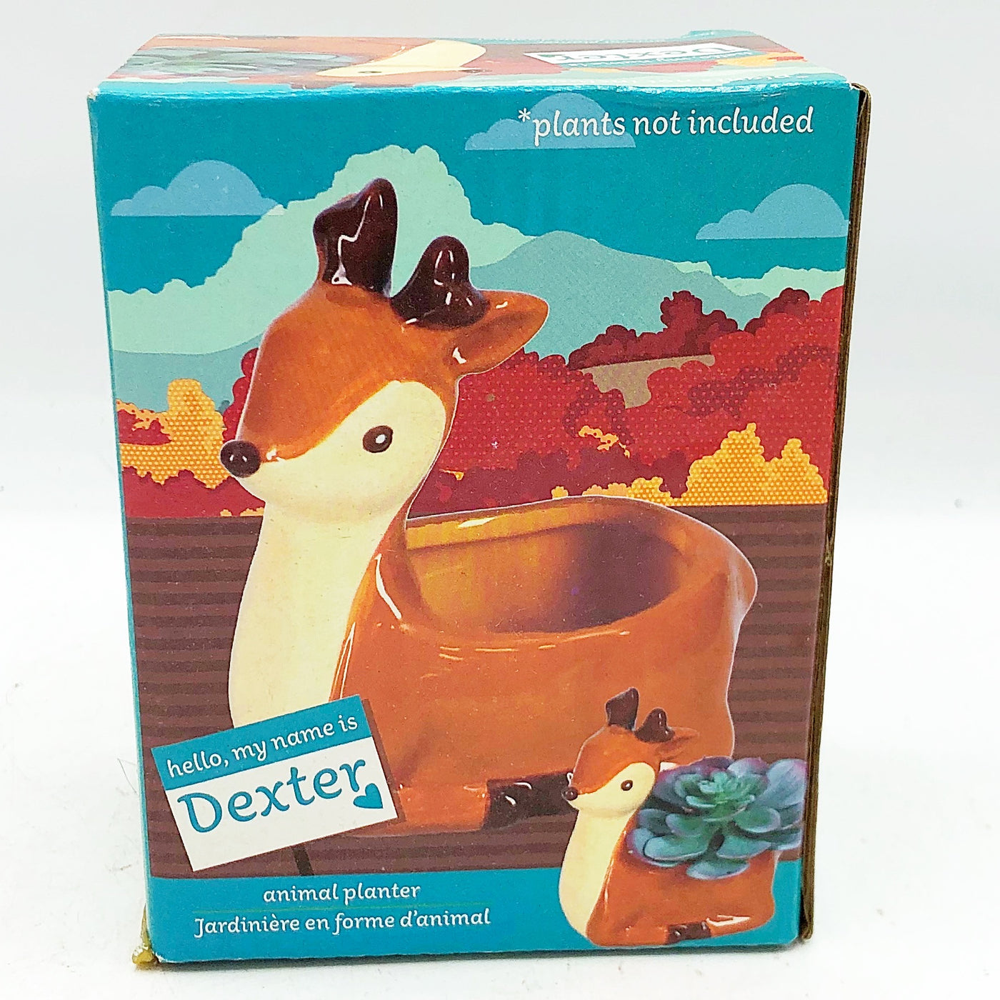 💙 Deer Ceramic Planter Great For Succulents And Small Plants