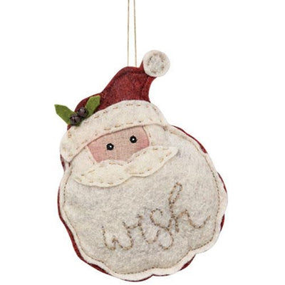 💙 Santa Wish Felt Ornament