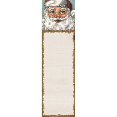 Nostalgic Santa Magnetic List Notepad