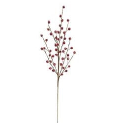 Icy Red Berry 21" Faux Winter Branch
