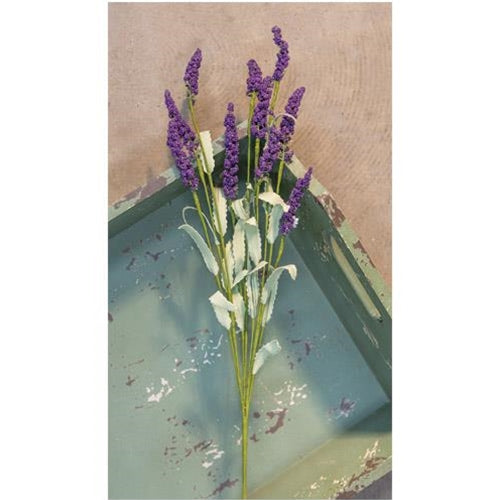 Purple Heather 20" Faux Spray