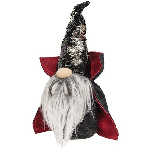 Vampire Gnome With Sequin Hat Figure
