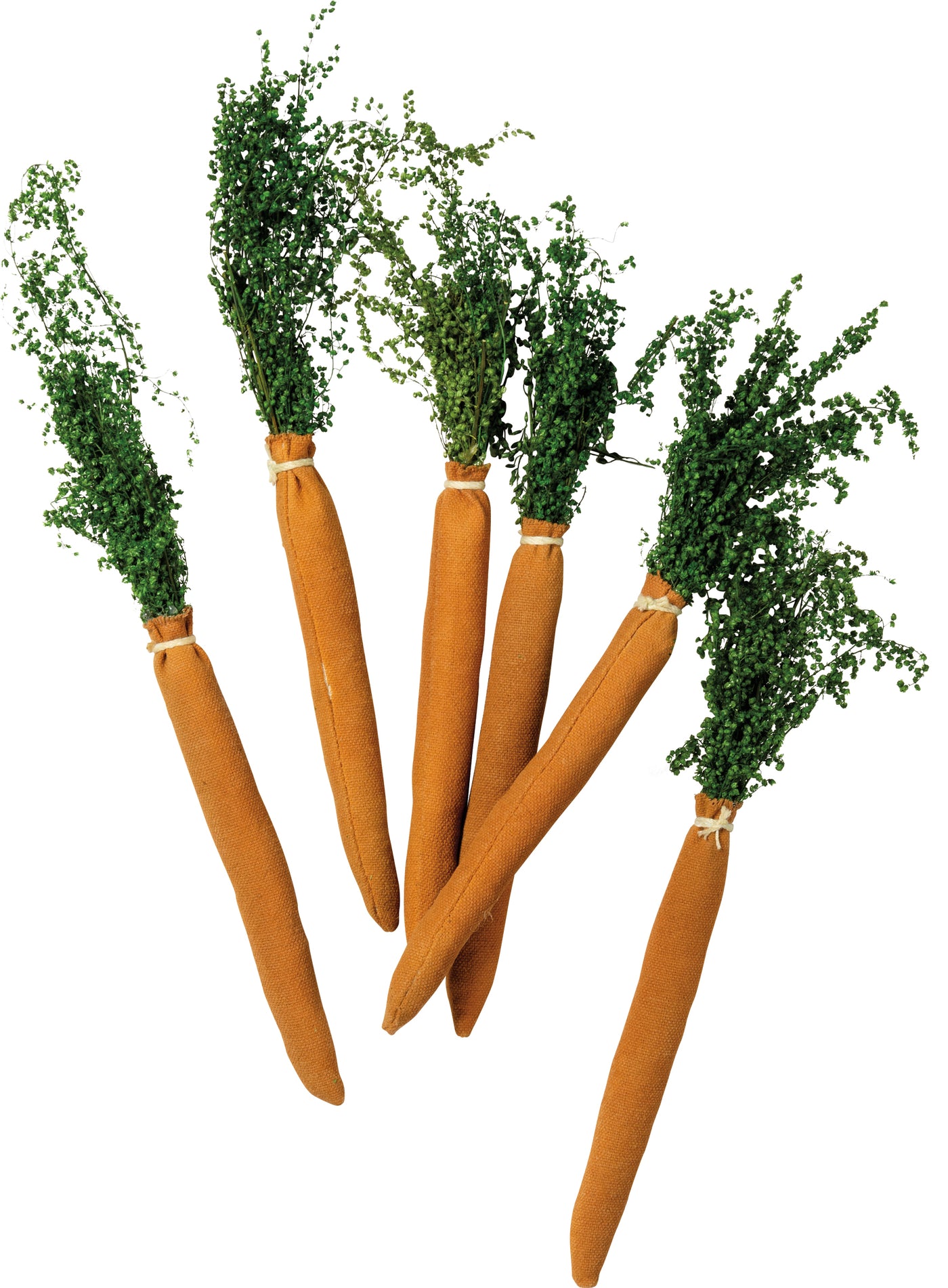 Set of 6 Primitive Decorative Carrots