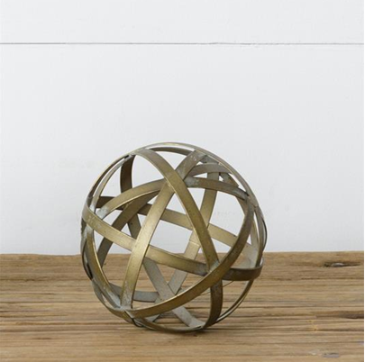 Decorative Brass 4" Sphere