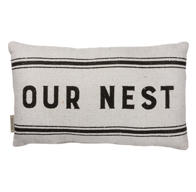 Surprise Me Sale 🤭 Double Sided Our Nest Farmhouse Throw Pillow