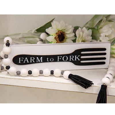 Farm to Fork Small 9.75" Wooden Block