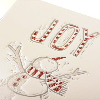 💙 Joy Snowman Festive Christmas Note Cards Set of 8
