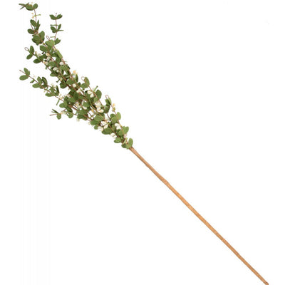 Boxwood Floral 32" Spray With Cream Berries