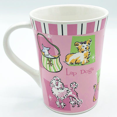 Lap Dog by Riviera Van Beers Pink Mug