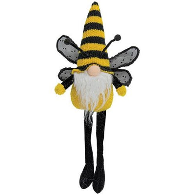 💙 Mr Gnomebee with Dangle Legs Bee Gnome Figure