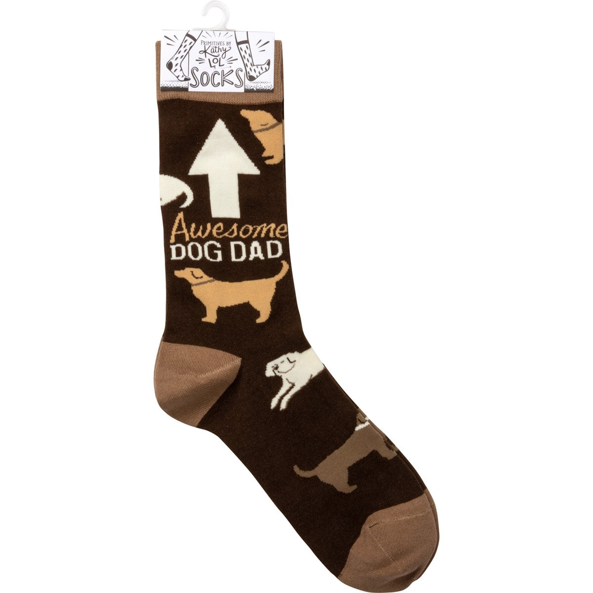 Awesome Dog Dad Unisex Fun Socks