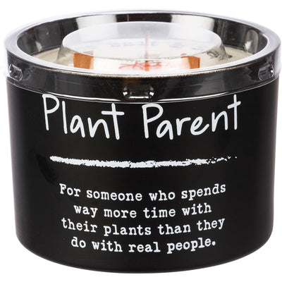 Plant Parent 14 oz Wood Wick Jar Candle