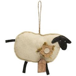Blessings Sheep Felt Ornament
