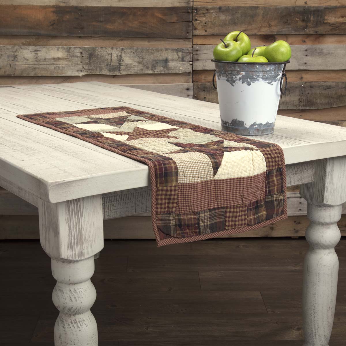 Abilene Star Quilted Table Runner 13" x 36"