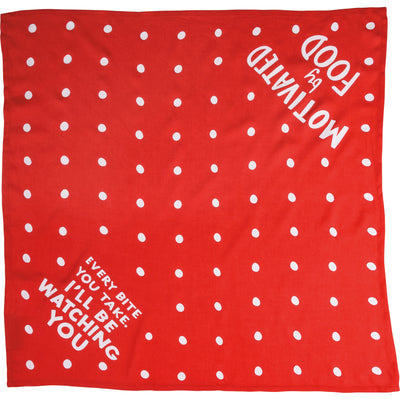 I'll Be Watching You Motivated by Food Large Dog Pet Bandana