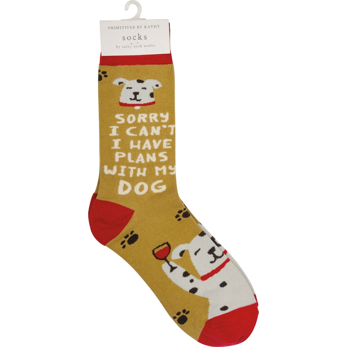 💙 Sorry I Can't I Have Plans With My Dog Unisex Fun Socks