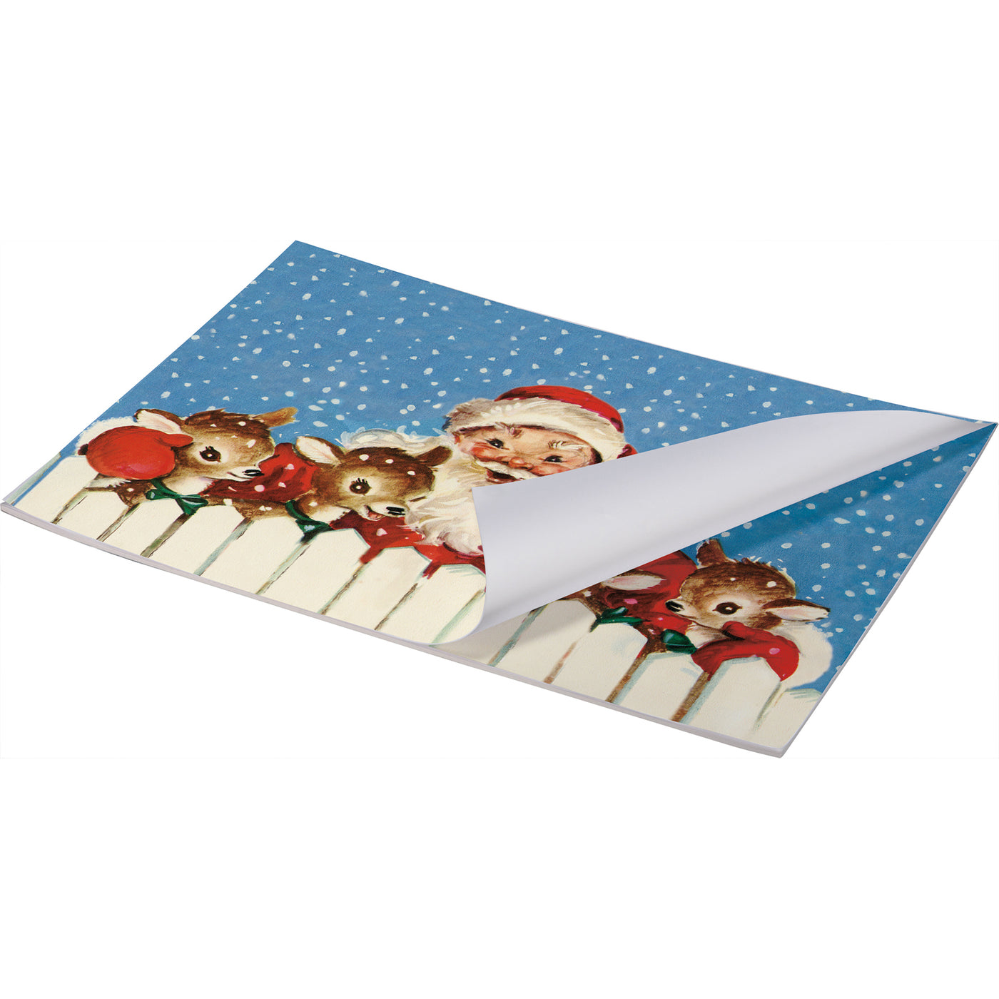 💙 Nostalgic Santa and Friends Paper Placemats Set of 24
