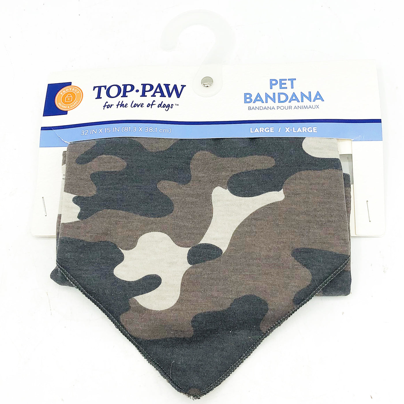 Surprise Me Sale 🤭 Top Paw Camouflage Dog Bandana Large - XL