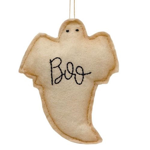 Boo Ghost Felt Ornament