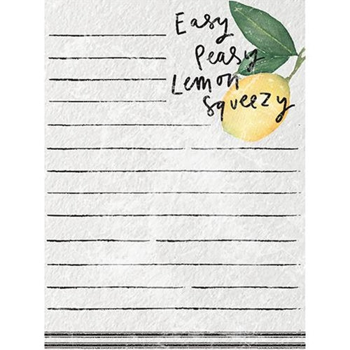 Easy Peasy Lemon Squeezy Mini Notepad
