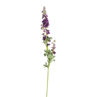 Purple Delphinium 33" Faux Floral Stem