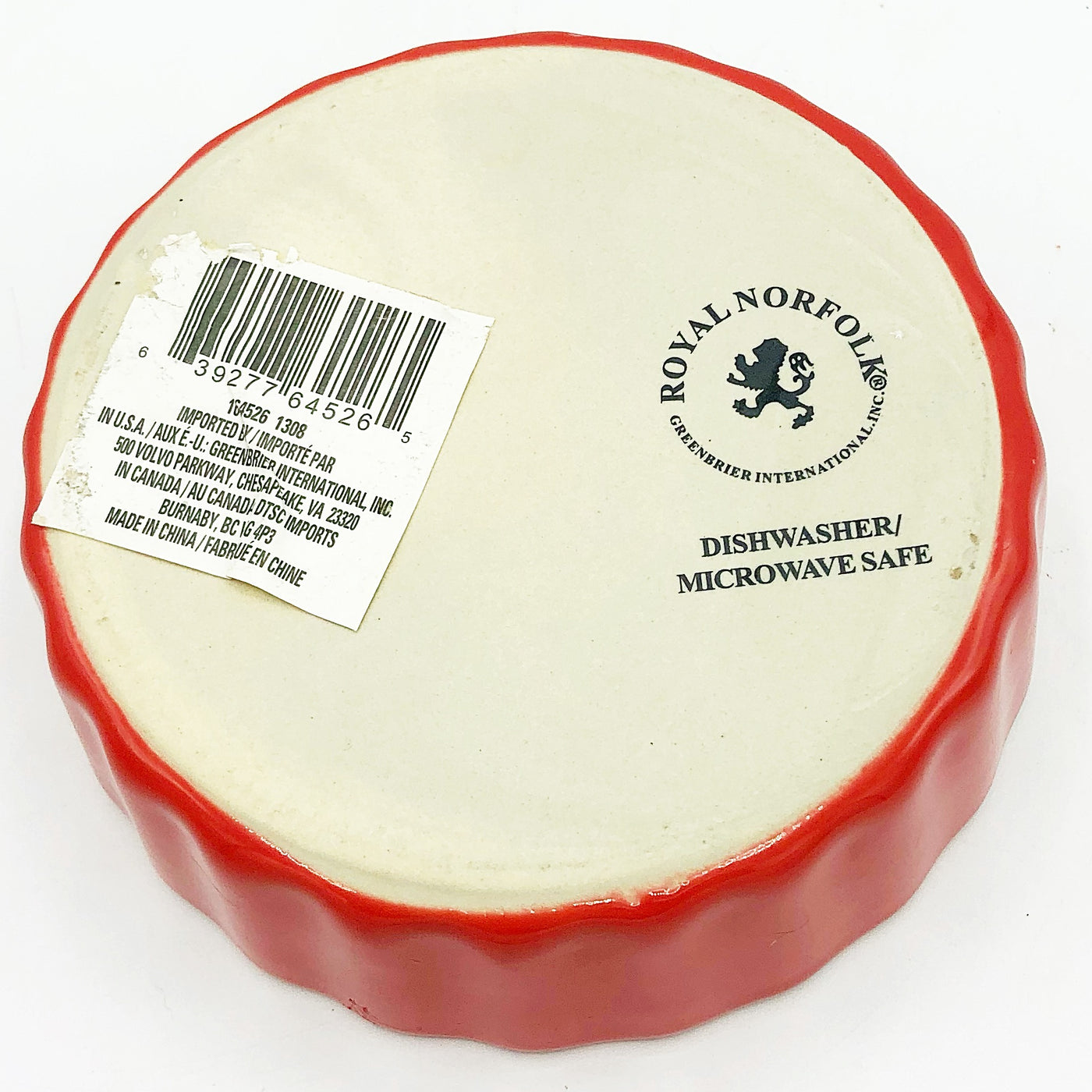 Royal Norfolk Red Tartlet Mini Casserole Bakeware